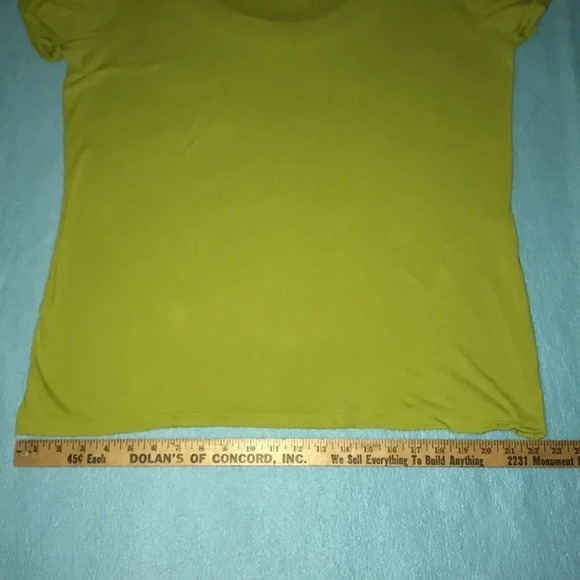 𝅺OLD NAVY top short sleeve scoop neck ruffle detail size XL - Picture 5 of 5